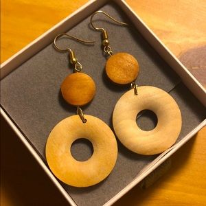 Wooden earrings